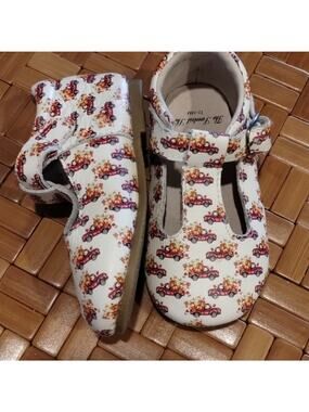 The Sweetest Shoes Fall Truck Leaf Pile 12-18 Months Buckled Baby Shoes